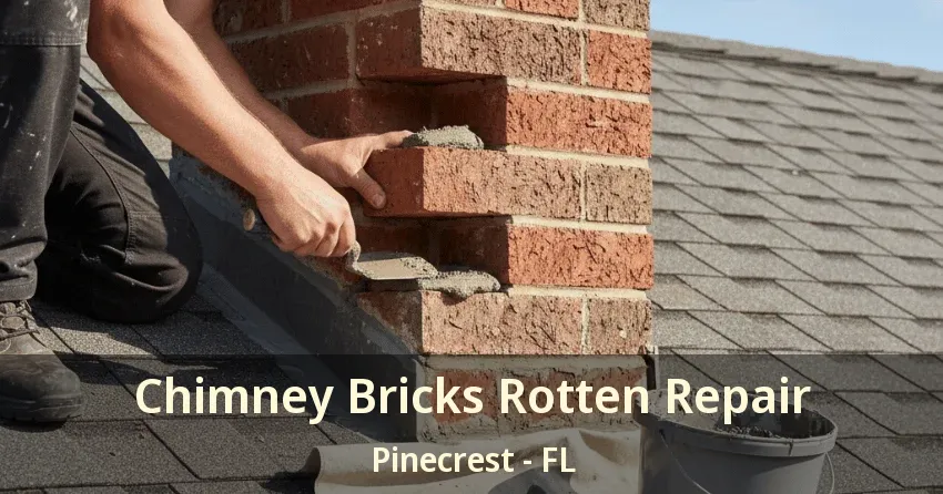 Chimney Bricks Rotten Repair Pinecrest - FL