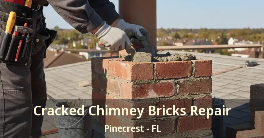 Cracked Chimney Bricks Repair Pinecrest - FL