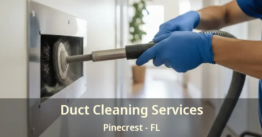 Duct Cleaning Services Pinecrest - FL