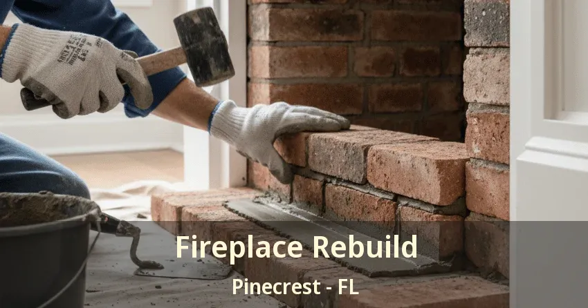 Fireplace Rebuild Pinecrest - FL